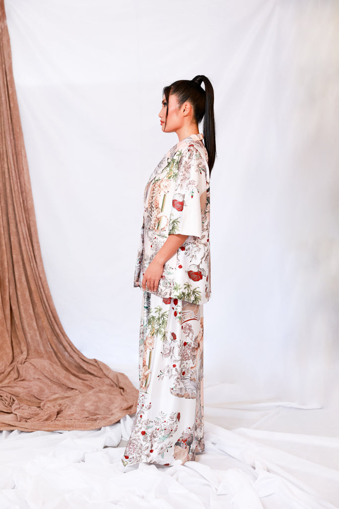 Printed Flared Pants