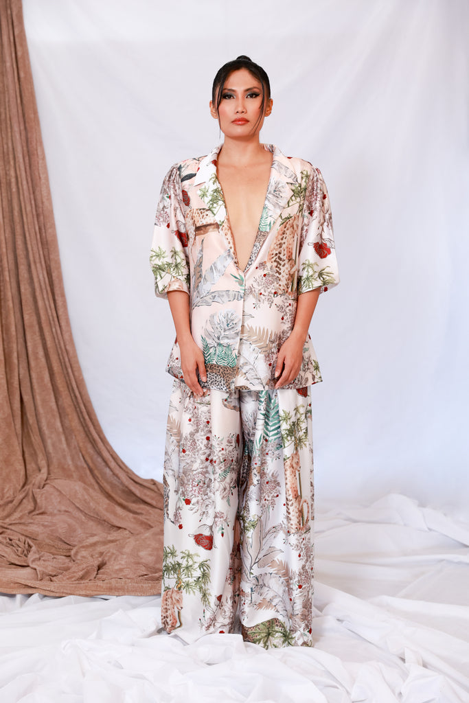 Printed Flared Pants
