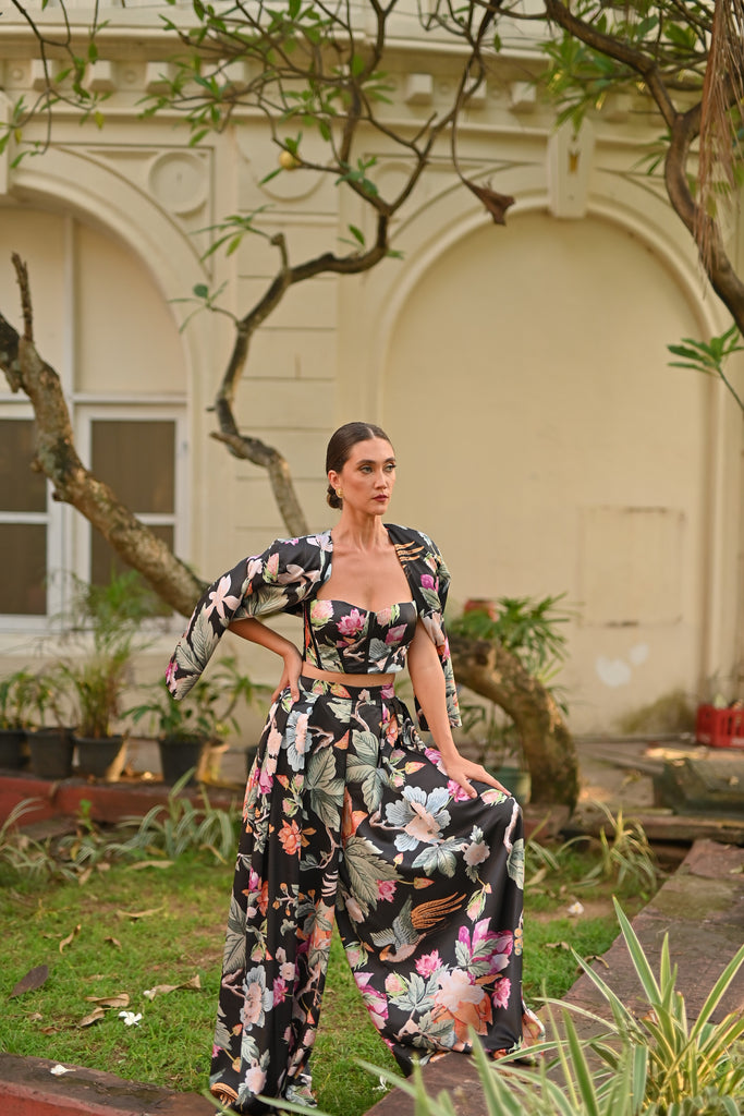 Floral kadupul printed  pants