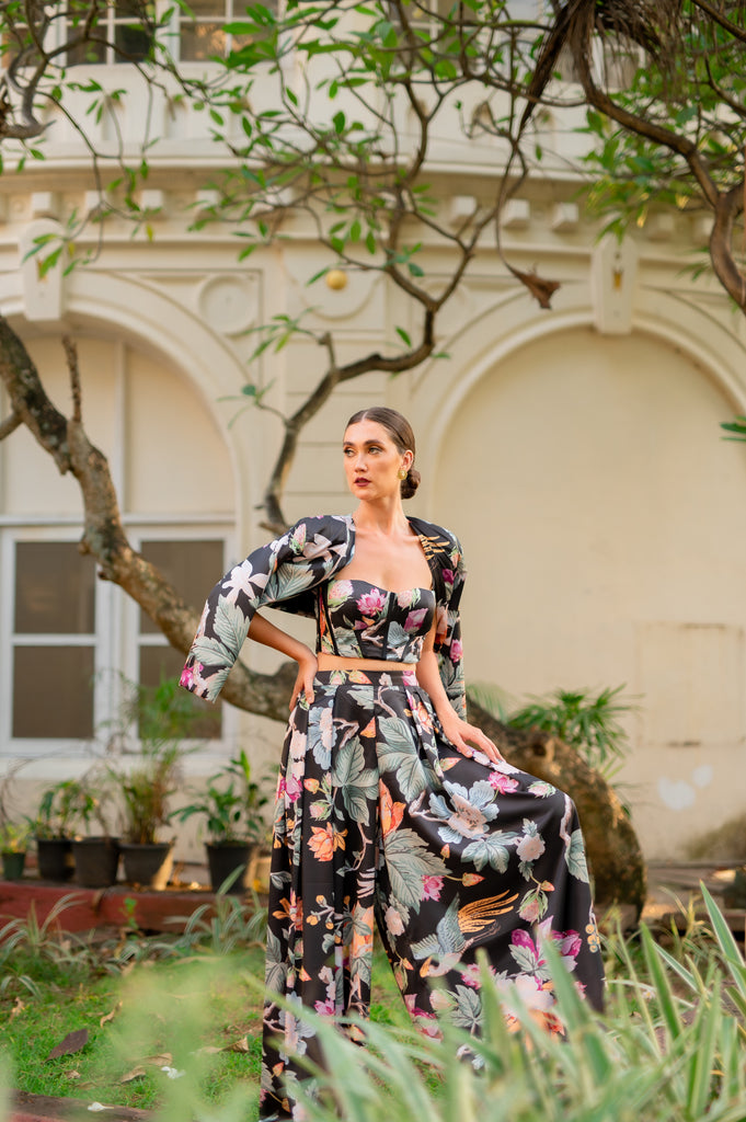 Floral kadupul printed pants