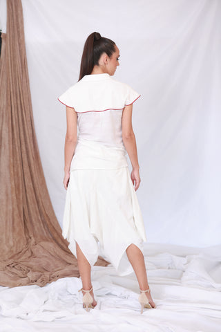 White Harem Pant